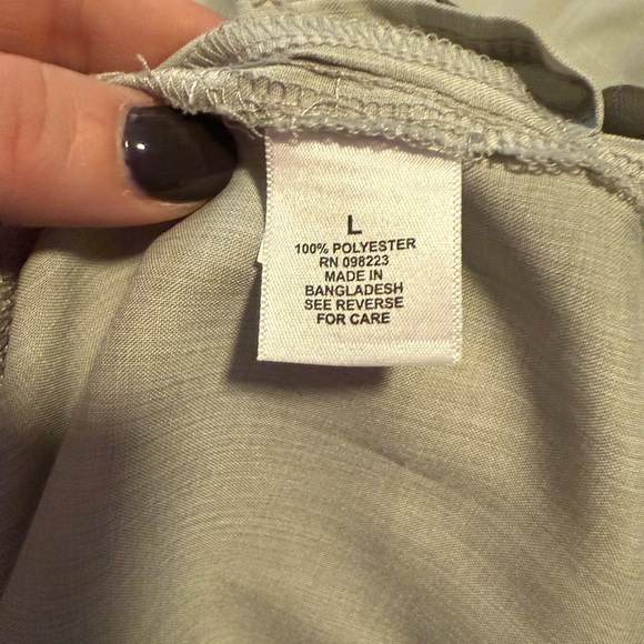 Magellan Outdoors Gray Casual Button Down Shirt - Picture 8 of 10